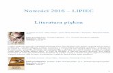 Nowości 2016 – LIPIEC Literatura piękna