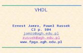 Język VHDL, Studia Zaoczne IVr, Wykład 1