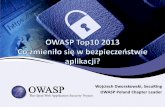 OWASP Top10 2013 - Co się zmieniło w bezpieczeństwie aplikacji?