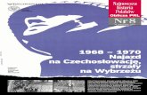 1968 – 1970 Najazd na Czechosłowację, strzały na Wybrzeżu