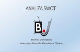 Analiza SWOT Biblioteki Uniwersyteckiej