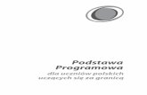 Podstawa programowa dla uczniów polskich uczących się za granicą