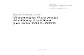 Strategia Rozwoju Kultury Lublina na lata 2013-2020