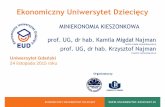 "Miniekonomia kieszonkowa", Prof. nadzw. UG dr hab. Krzysztof ...