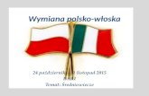Wymiana polsko-włoska, BARI 2015