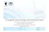 Przegląd technologii biometrycznych
