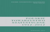 POLSKIE TOWARZYSTWO STATYSTYCZNE 1912–2012