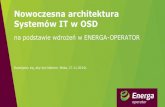 Nowoczesna architektura Systemów IT w OSD na podstawie ...