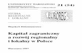 Kapitał zagraniczny a rozwój regionalny i lokalny w Polsce