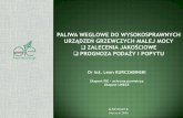 dr inż. Leon Kurczabiński, Paliwa węglowe dla wysokosprawnych ...