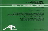 M. Gorynia - Teoria i polityka regulacji Mezosystemów.cdr