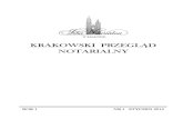 Krakowski Przegląd Notarialny ROK 1