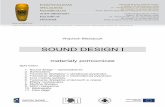SOUND DESIGN I