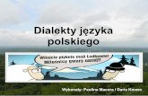 Dialekty języka polskiego