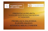 Europejski kodeks walki z rakiem-prezentacja V LO
