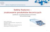 Prezentacja Safety features – znakowanie produktów leczniczych