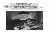 Przegląd Uniwersytecki (Wrocław) R.7 Nr 11 (68) listopad 2001