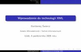 Wprowadzenie do technologii XML