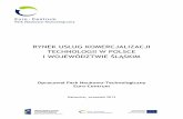 Rynek usług komercjalizacji technologii w Polsce i woj. śląskim