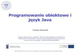 Programowanie obiektowe i język Java