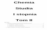 Sylabusy - Chemia I stopień 2012/13 Tom II