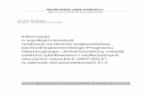 Informacja o wynikach kontroli realizacji na terenie województwa ...