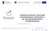 kompleksowy system wspierania eksportu w województwie pomorskim