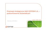 Przetargi strategiczne GAZ-SYSTEM S.A.