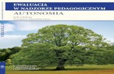 Publikacja - "Ewaluacja w nadzorze pedagogicznym. Autonomia".