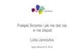 Pułapki Scruma i jak nie dać się w nie złapać - Lidia Janoszka