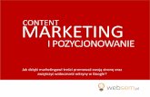 Content marketing - jak dzięki marketingowi treści zwiększyć widoczność witryny w Google - Sebastian Jakubiec - webinar SeoStation 2.12.2015