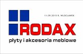 Płyty i akcesoria meblowe - Rodax Włocławek (nowinki techniczne, promocje)