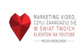 Maciej Wróblewski, Marketing video, czyli zaangażuj się w świat Twoich klientów na YouTube I ♥ Marketing, 25.10.2016