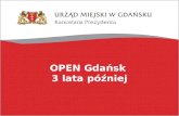 3 lata otwierania danych w Gdańsku