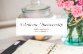 Szkolenie Openversity: Sprzedawaj na Instagramie