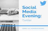 Social Media Evening: Twitter