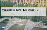 Wroclaw SAP Meetup - 2016/10