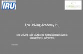 Eco Driving jako skuteczna metoda poszukiwania oszczędności paliwowej