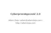 Cyberprzestępczość 2.0 (TAPT 2014)