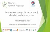 Michał Czepkiewicz: Internetowe narzędzia partycypacji. Doświadczenia praktyczne