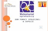 Prezentacja Wolontariatu Opiekuńczego - DPS w Sopocie