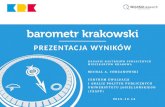 Barometr Krakowski - prezentacja wyników