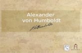 Alexander von humboldt