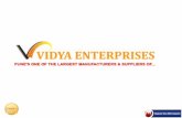 Vidya Enterprises Pune Brochure