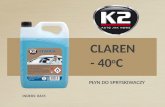 K645 K2 CLAREN  -40 stopni Celsjusza - ekstra zimowy plyn do spryskiwaczy