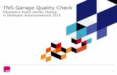 TNS Garage Quality Check. Oferta raportu.