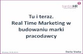 Real Time Marketing w działaniach Employer Branding