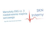 Warsztaty EKG cz. 3 niedokrwienie mięśnia sercowego