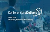 Jutro zaczyna się dziś – wpływ logistyki na doświadczenia klientów e-commerce. - Mateusz Barycza - Konferencja eDelivery