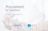 Procurement for Salesforce: Jak połączyć przeciewieństwa z Cloudity